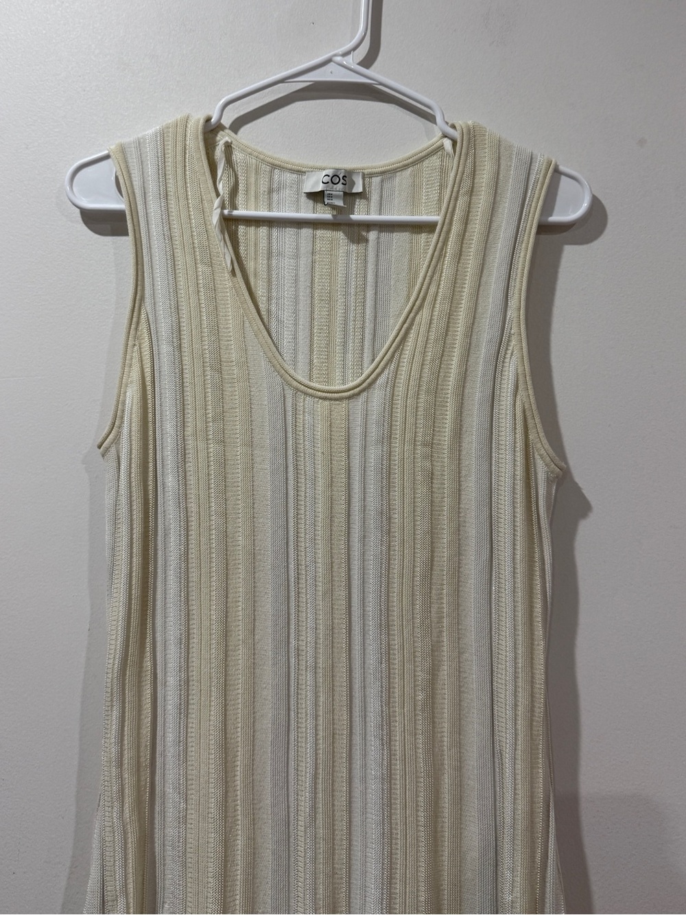COS Ribbed Knit Midi Dress – Size M - Picture 3 of 7